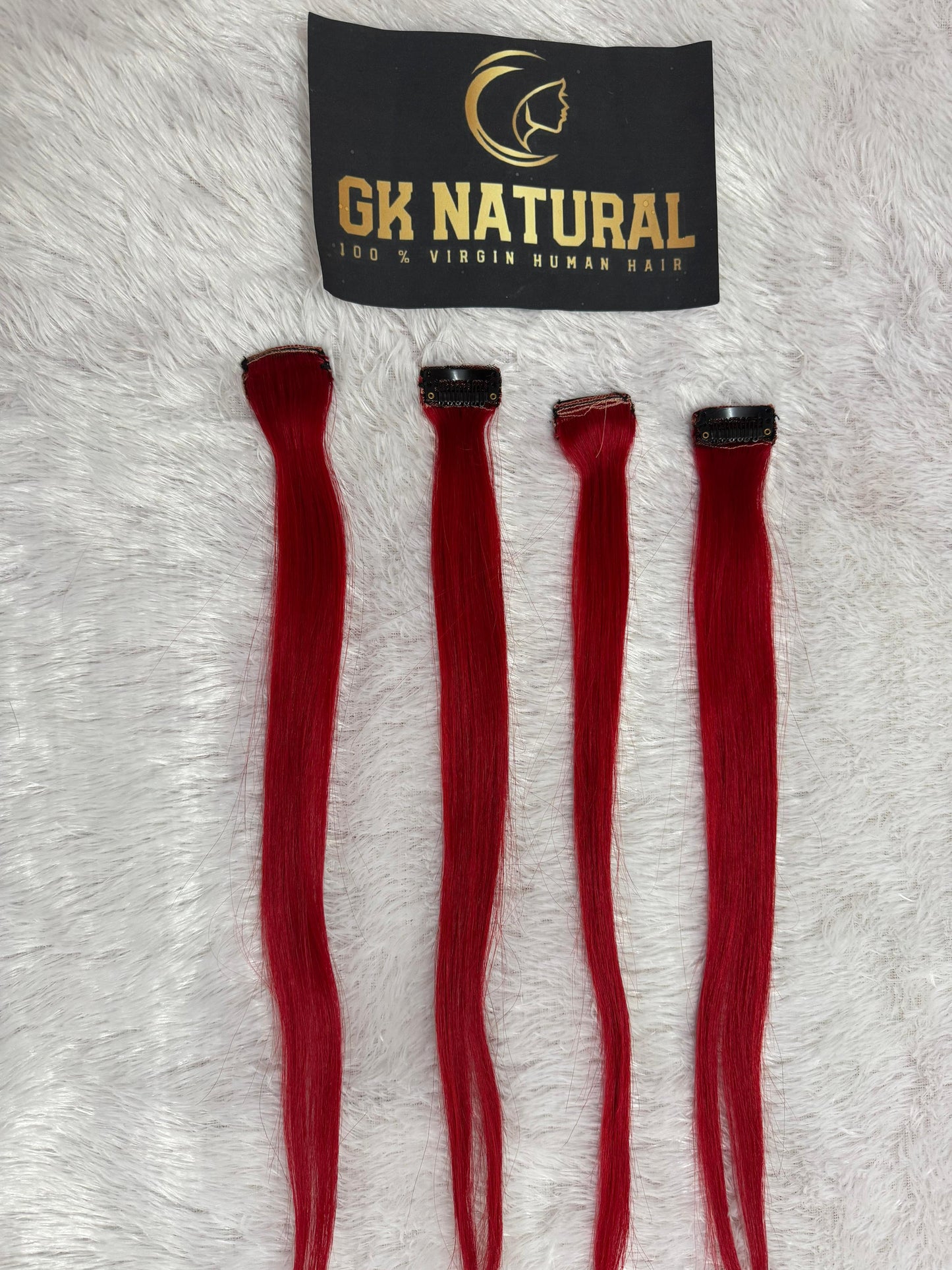 Clip In Streaks- RED