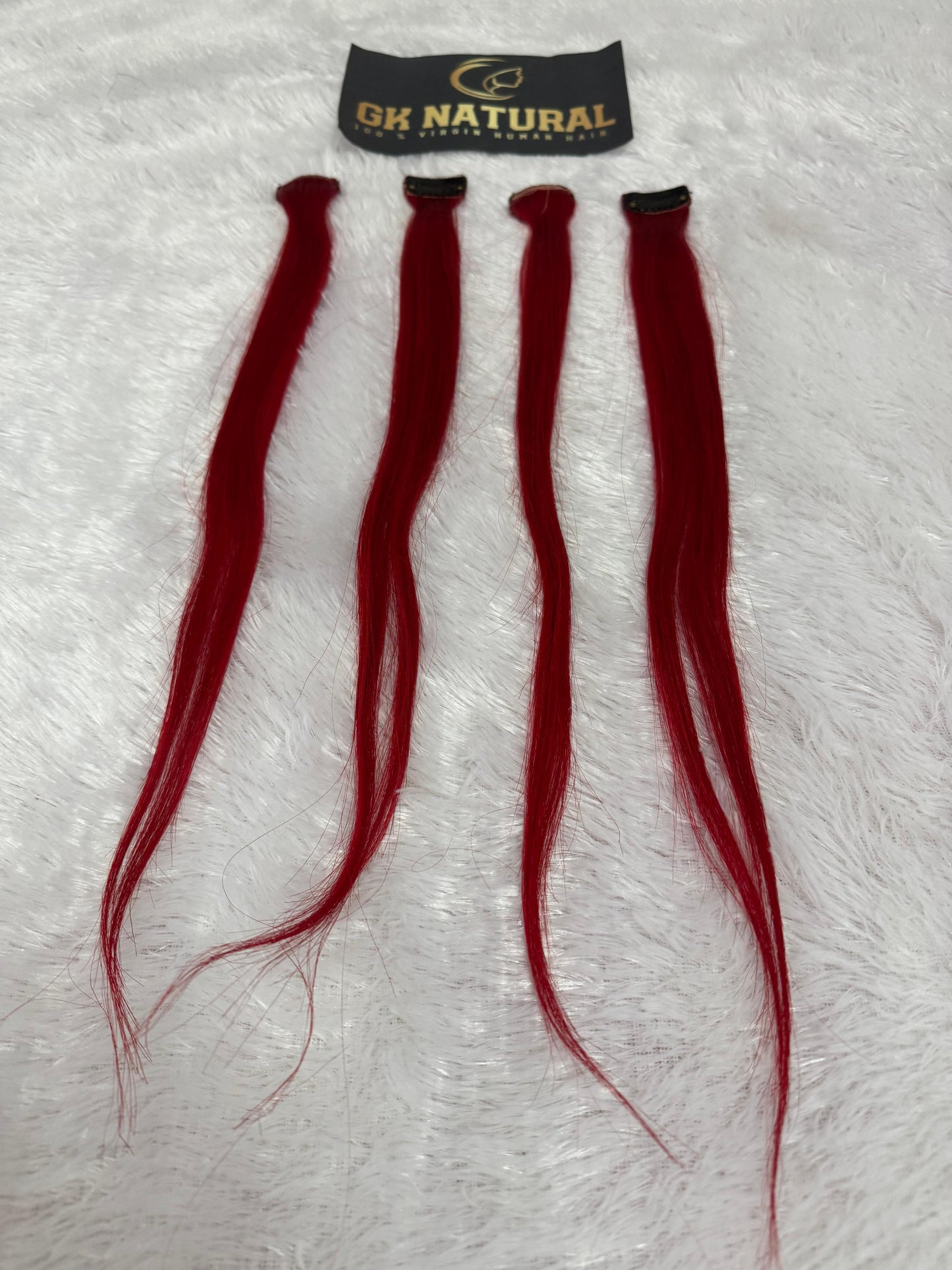 Clip In Streaks- RED