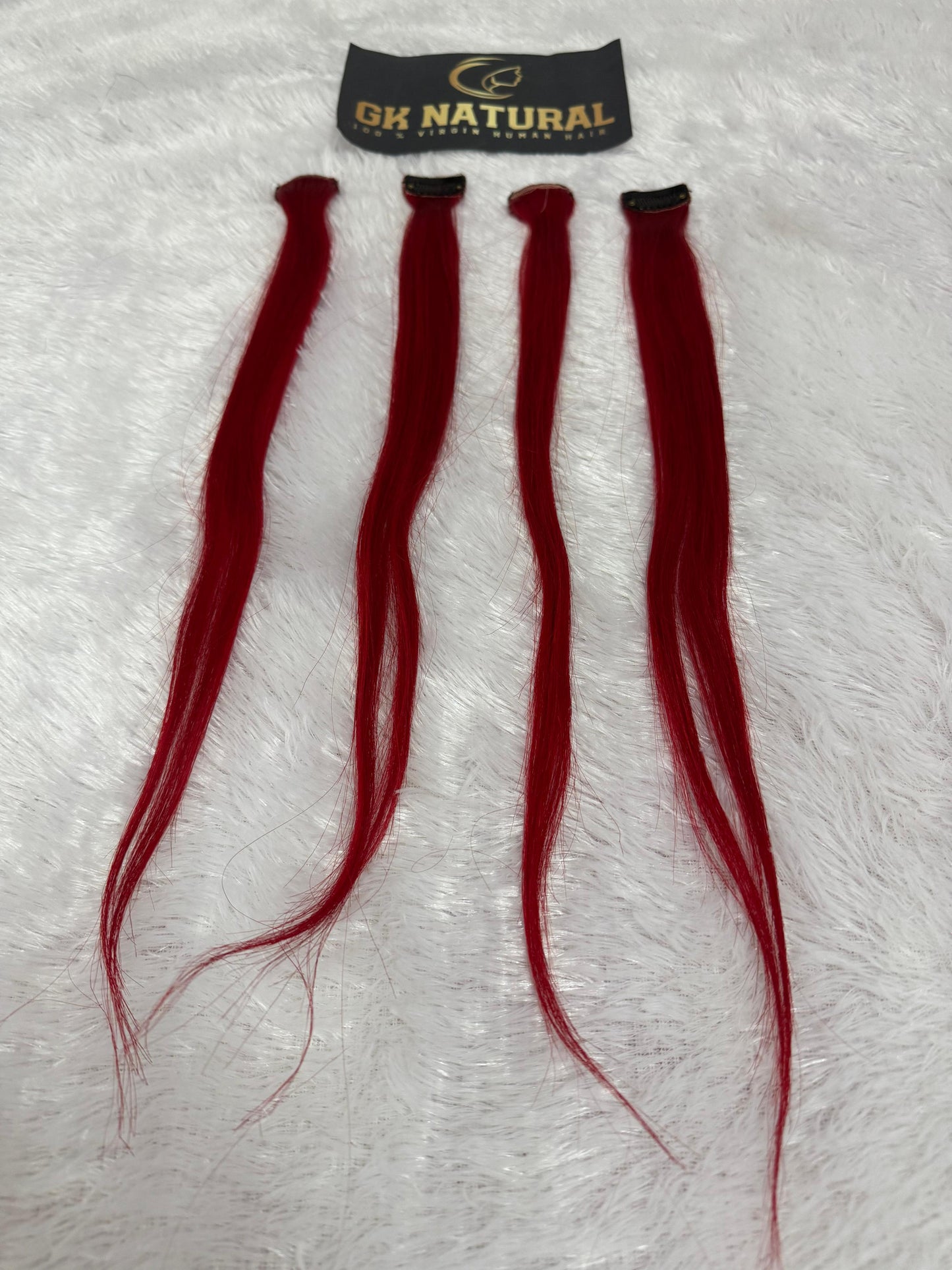 Clip In Streaks- RED
