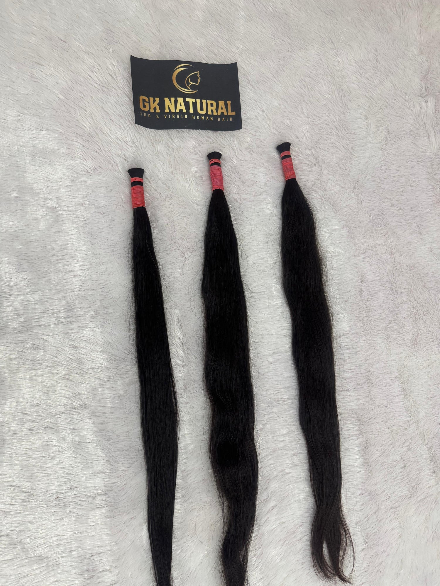 Raw Hair || Bulk Hair Braids || Natural Black ||Wavy