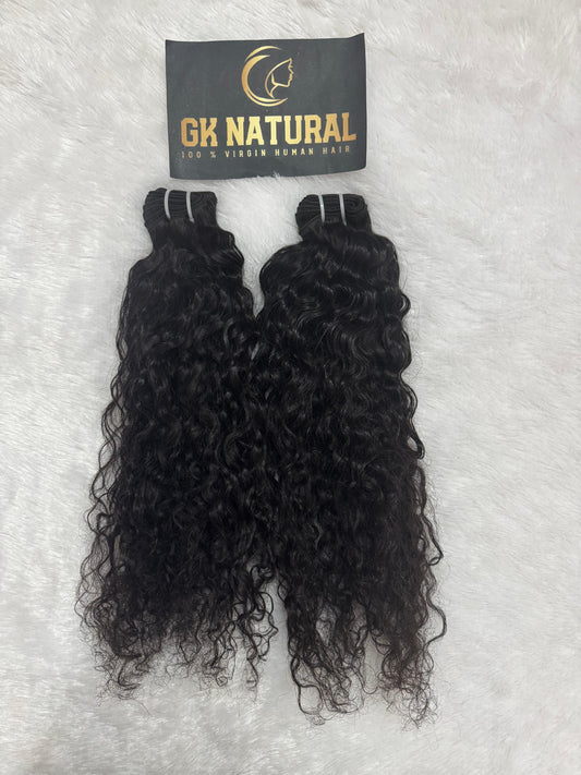 Natural Curly Hair Extensions/Bundle
