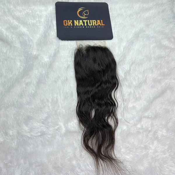 RAW HAIR || Lace Closure 5x5 || Wavy - 14 Inch