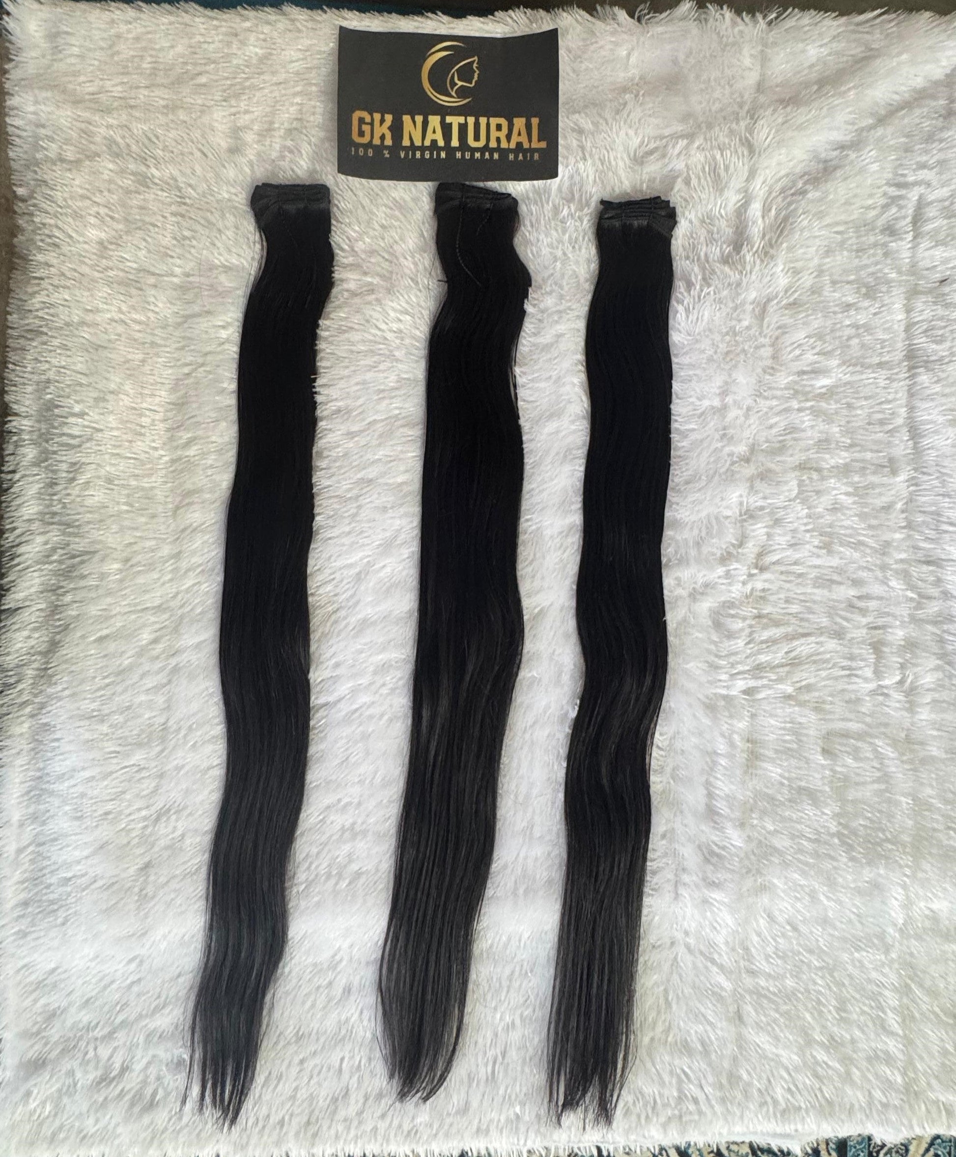 10" Inch || 1 Bundle || Straight Hair GK Natural